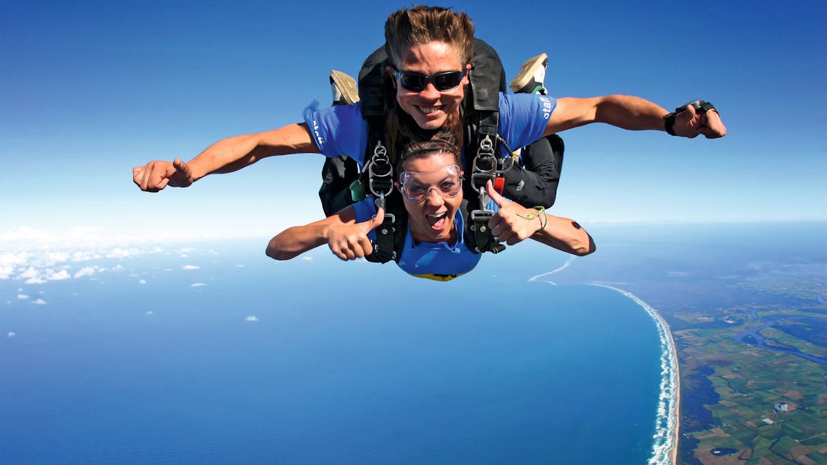 Skydive over the Great Barrier Reef with Skydive Airlie Beach