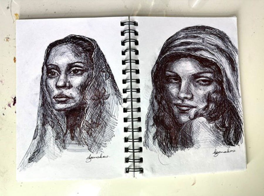 Portrait in Pen
