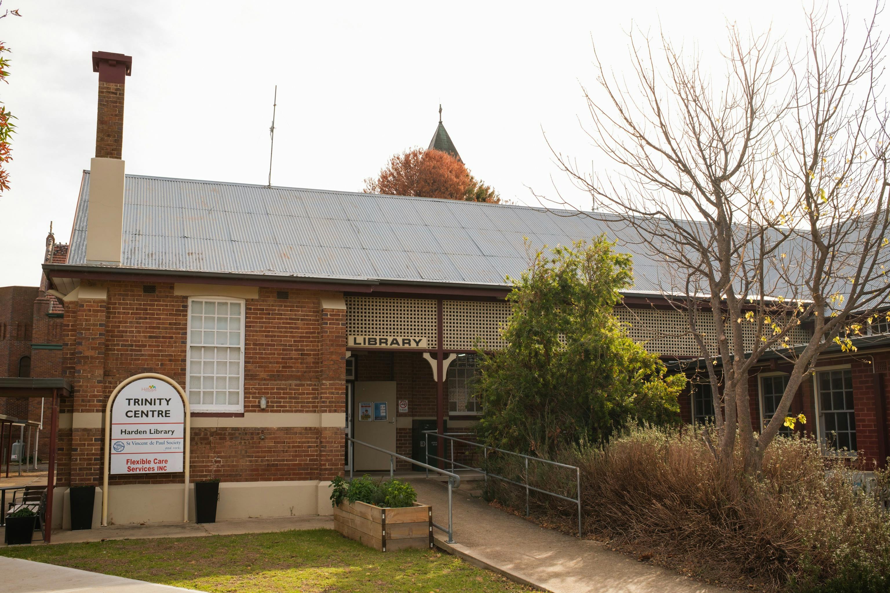 ハーデン図書館の外観