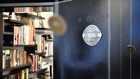 Wine cellar and library
