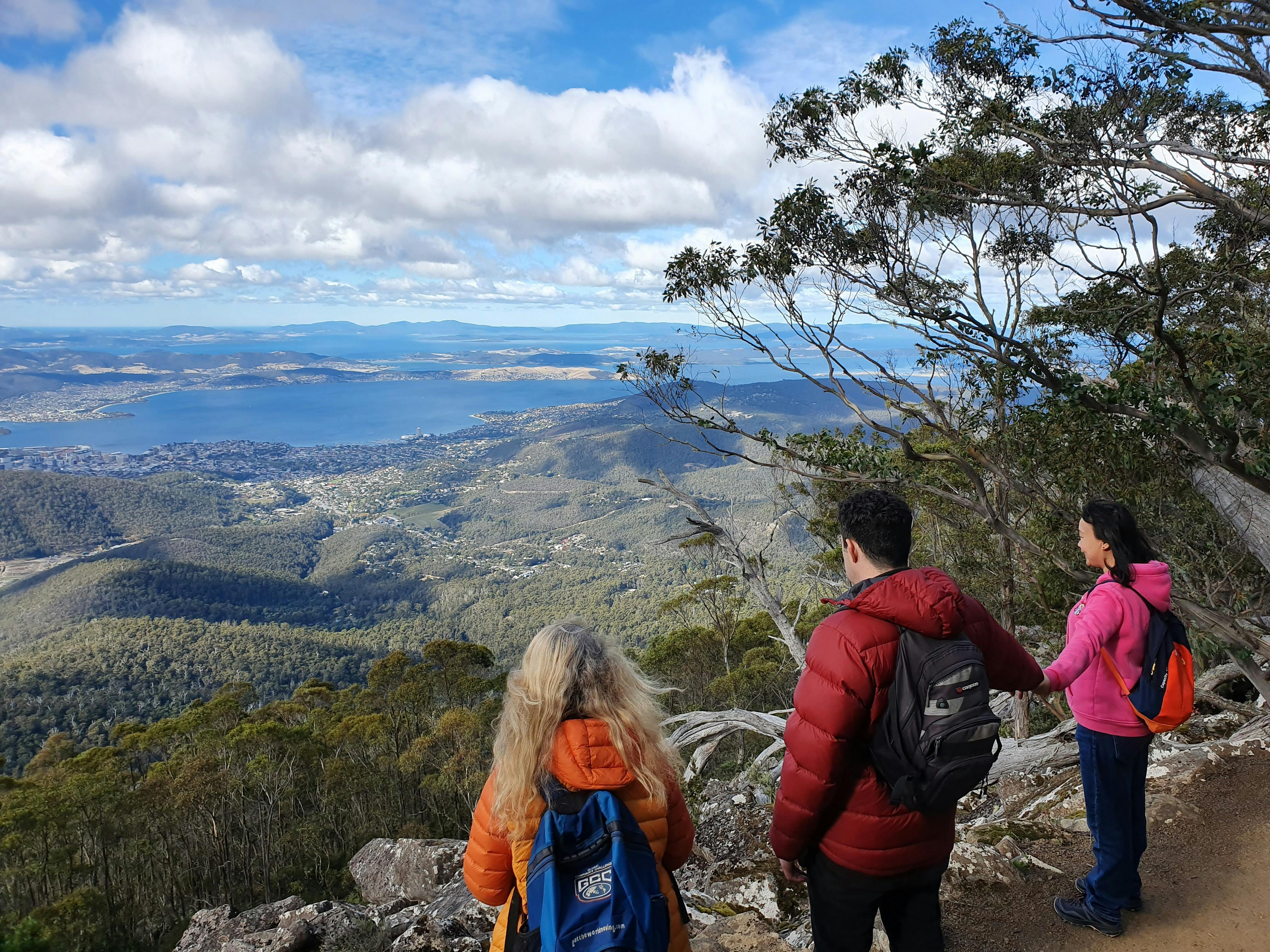 Walk below the sheer cliffs (the Organ Pipes) of dolerite blue stone