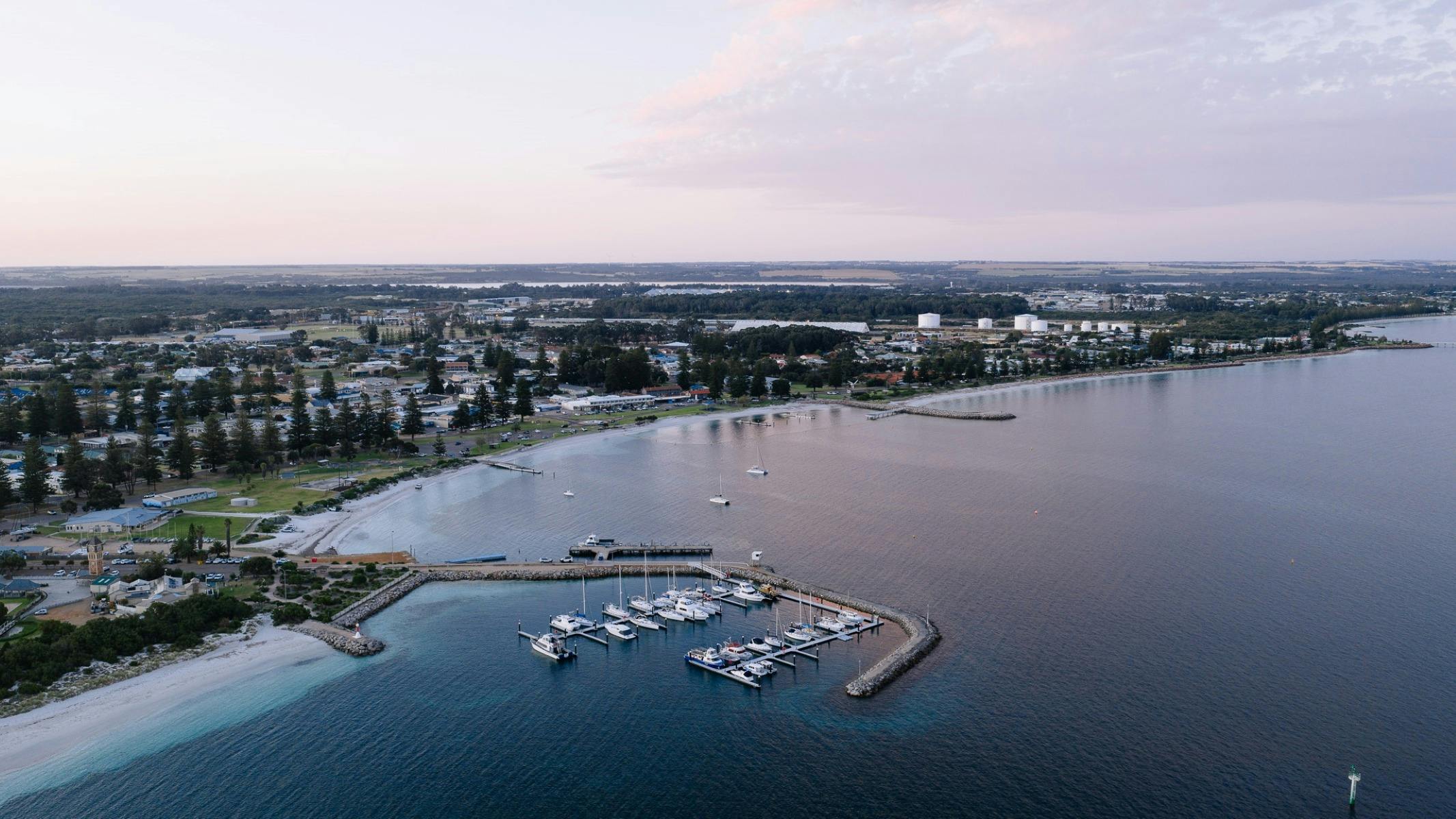 Esperance Foreshore drone shot