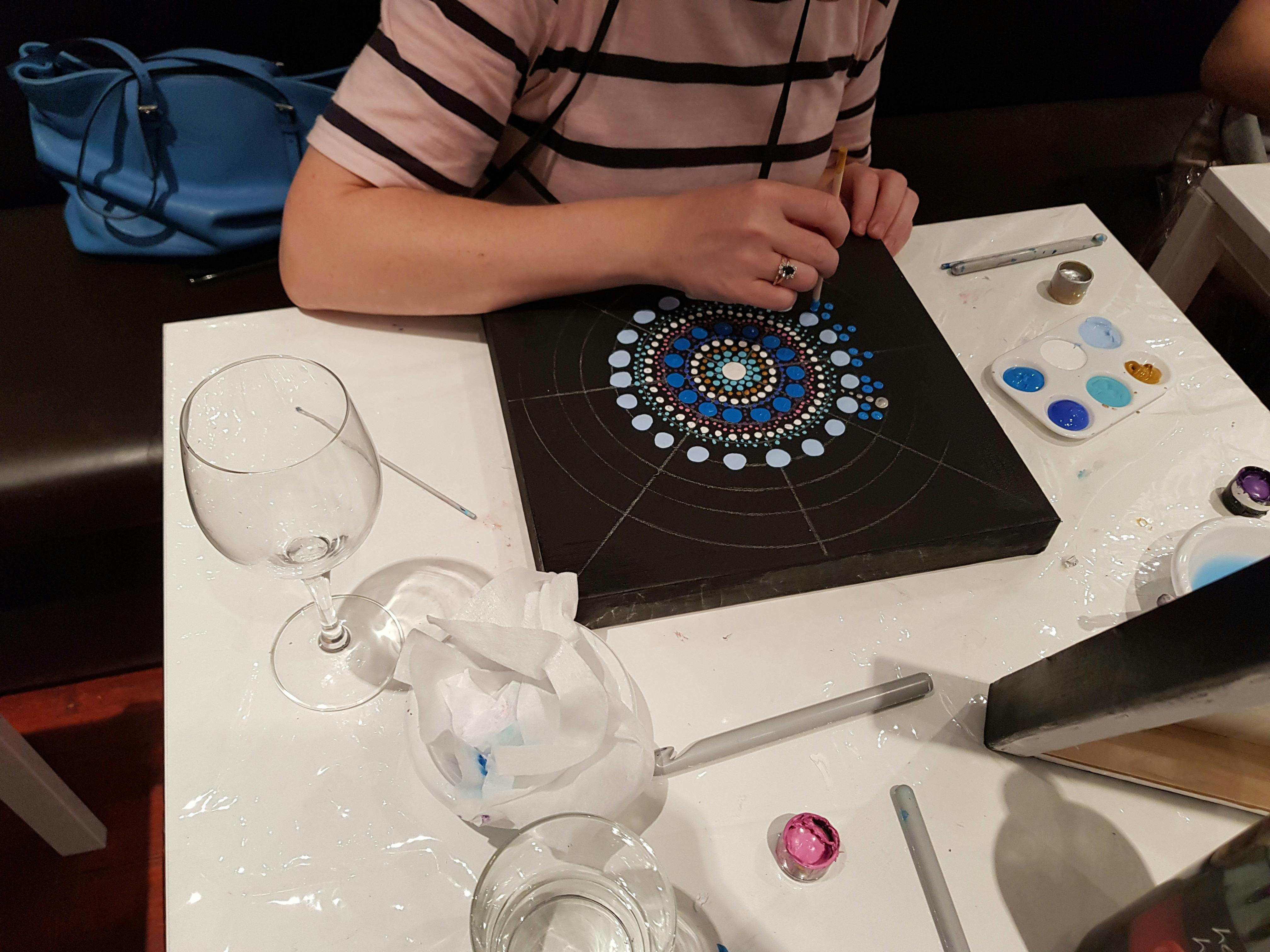 Art Bubbles Dot painting experience