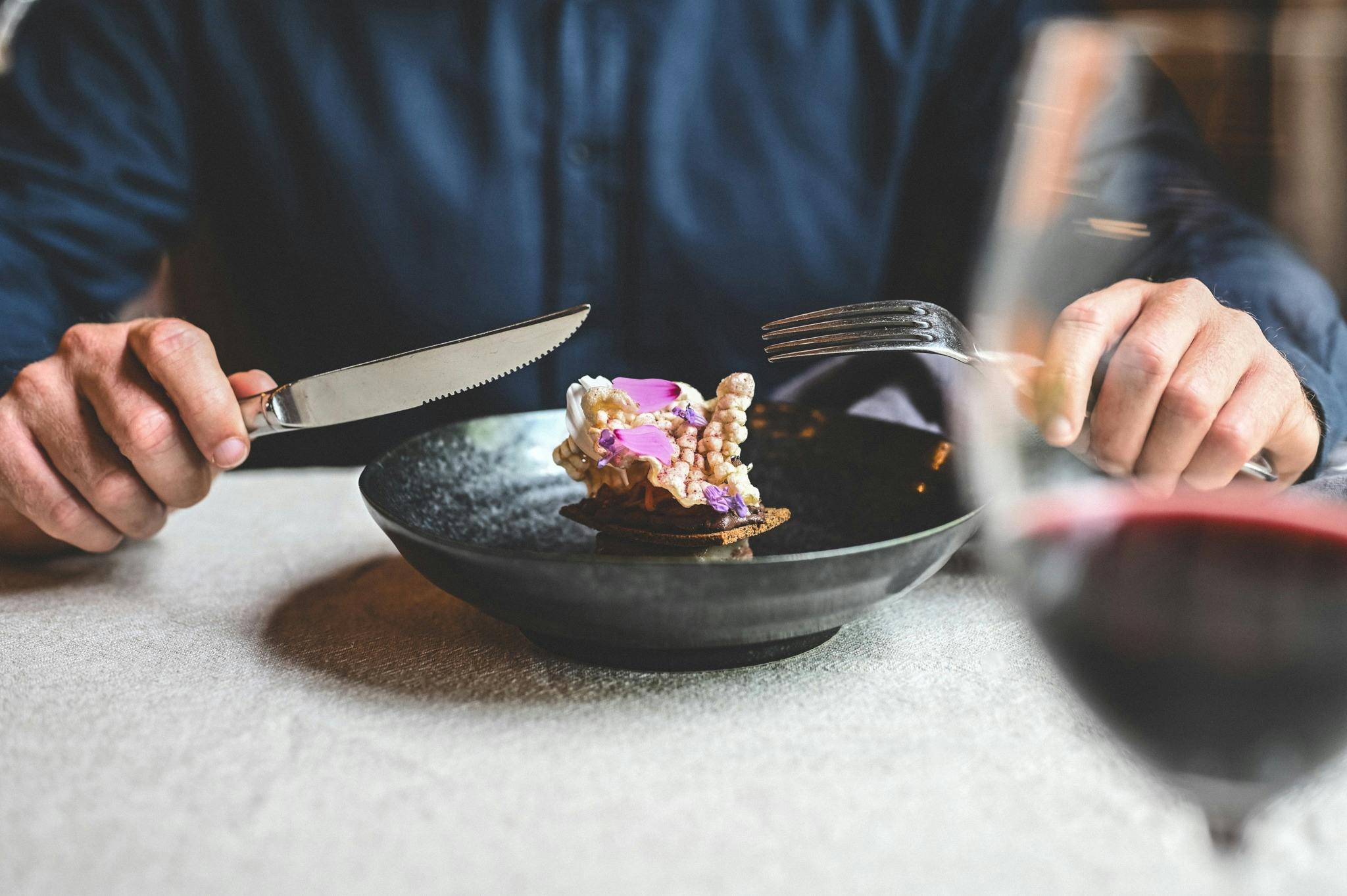 Pork dish at Voyager Estate