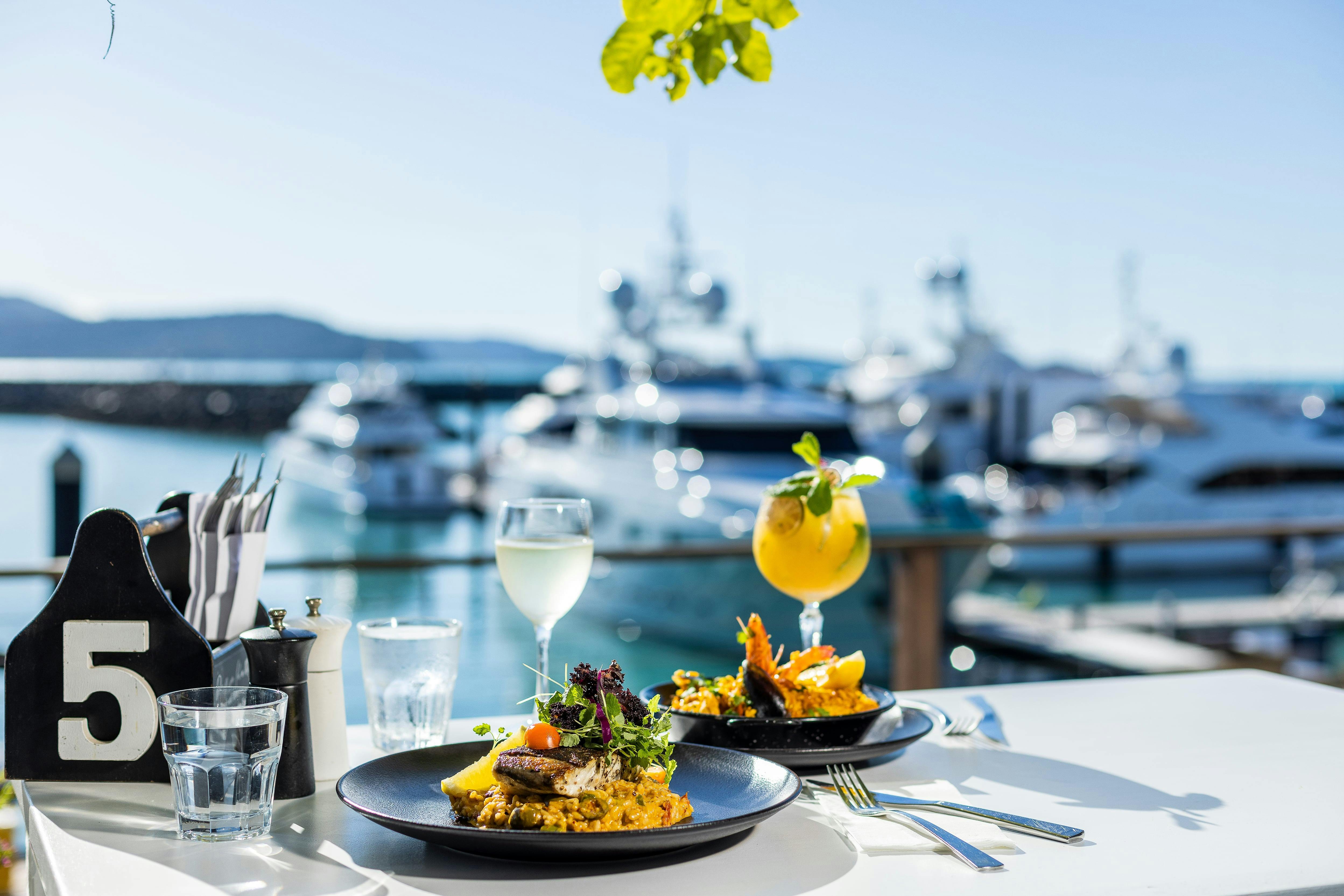 Garden Bar Bistro waterfront dining
