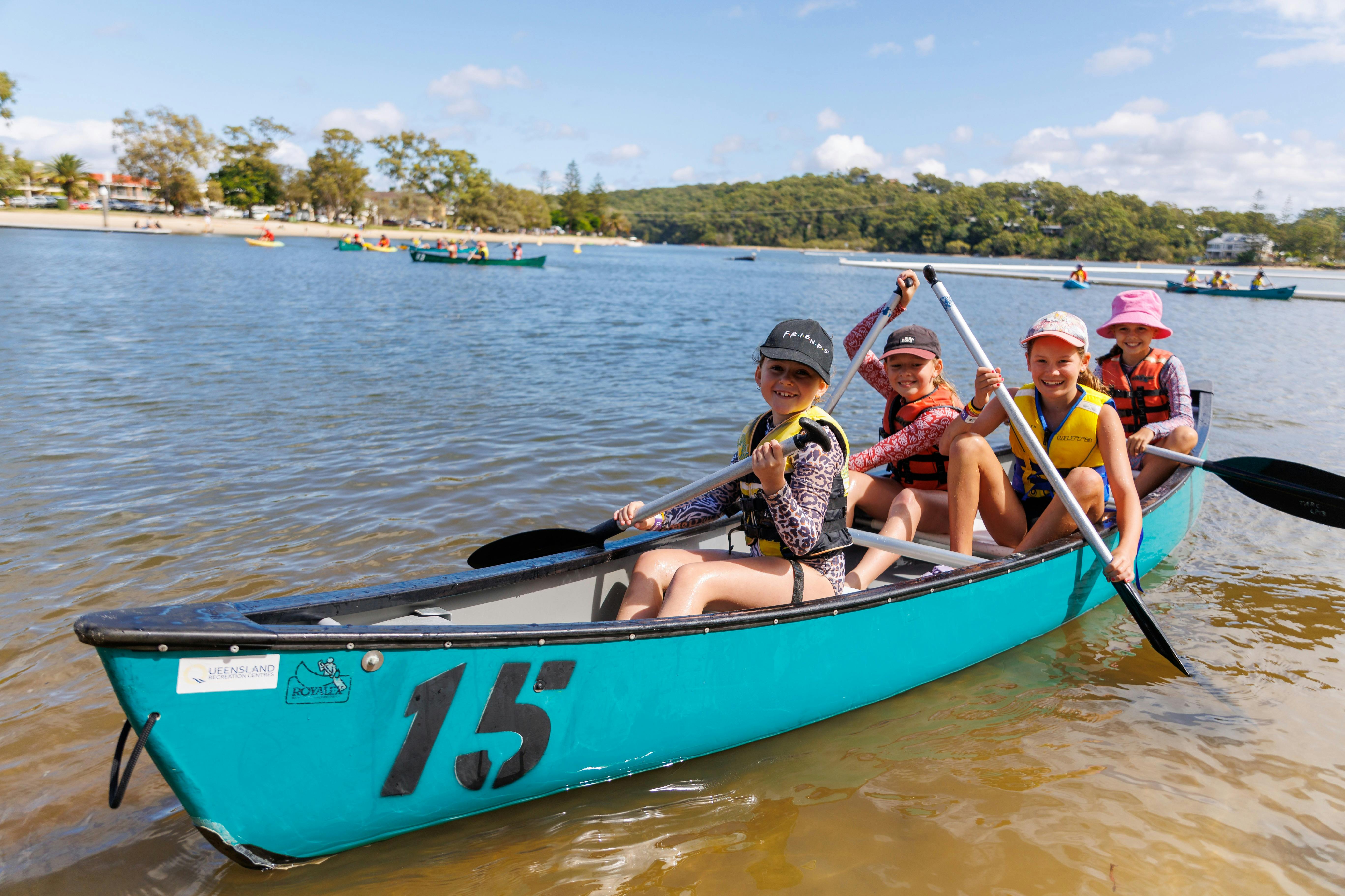 Canoeing at Tallebudgera Creek with Gold Coast Recreation Precinct