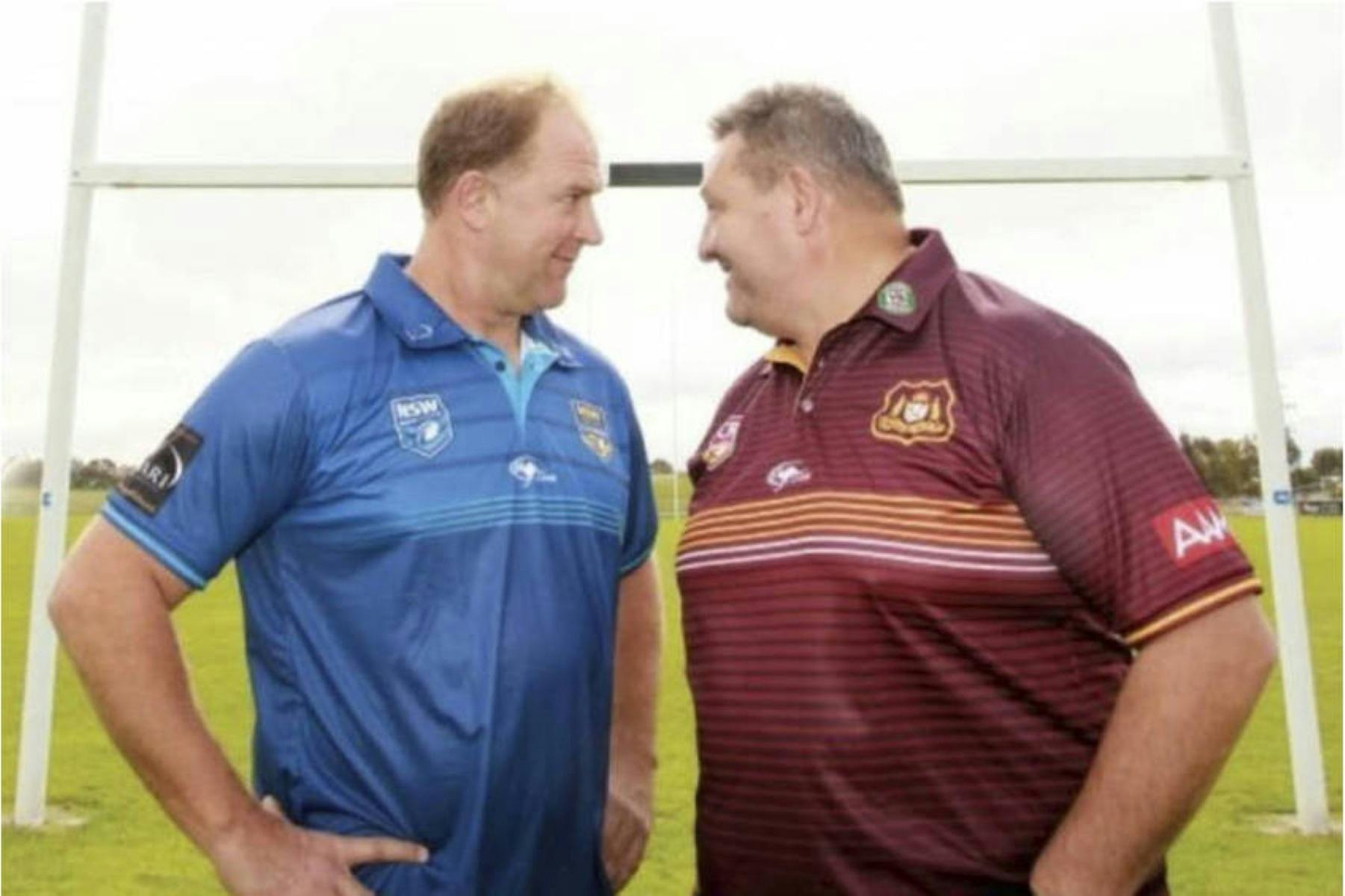 Two Men looking at each other