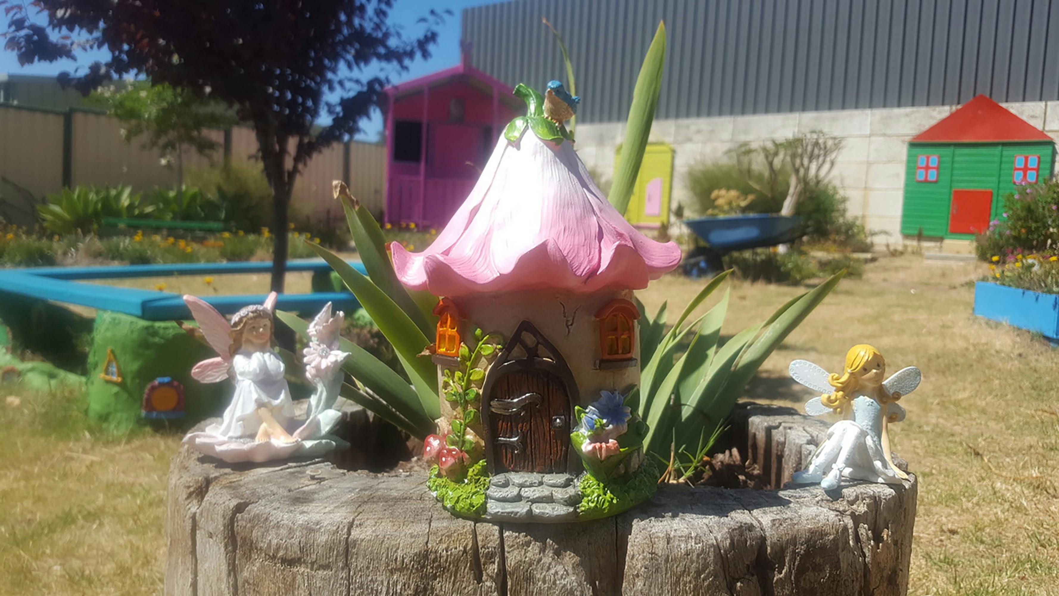 Fairies and Fairy Houses at Magic Barn Fairy Garden