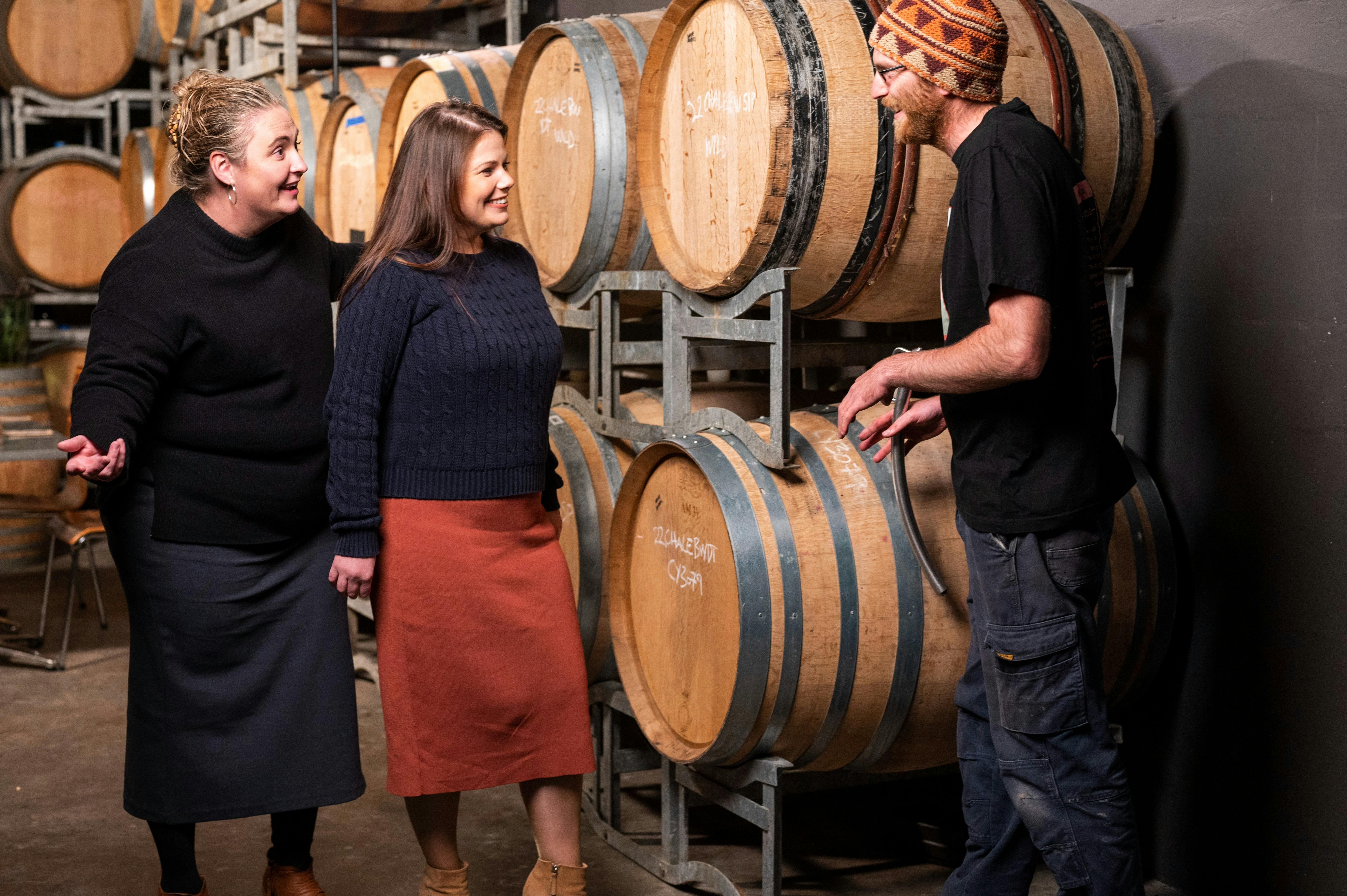 Barrel Room at Lerida Estate