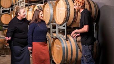 Barrel Room at Lerida Estate