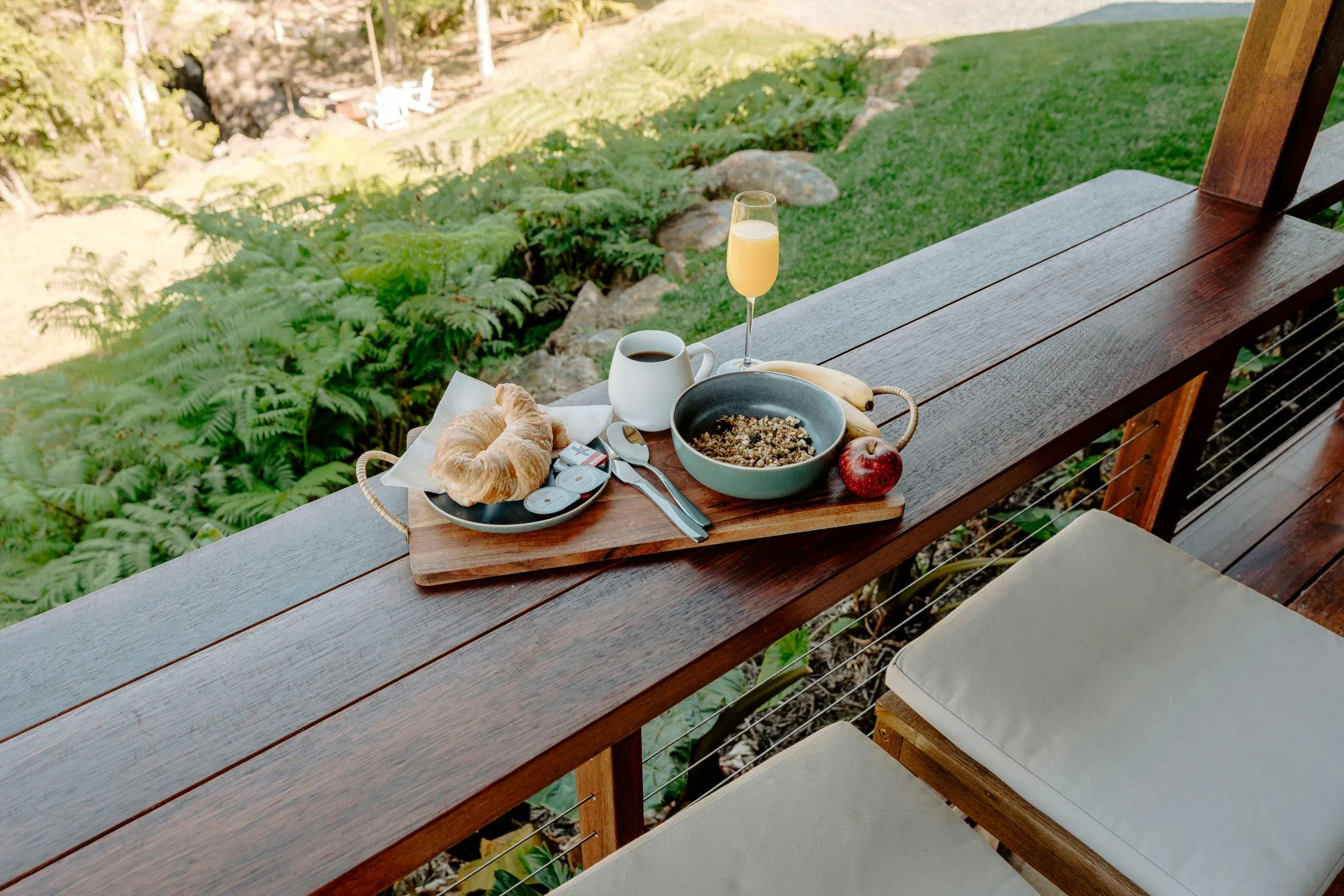 Enjoy daily breakfast