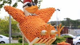 Griffith Spring Fest - Real Juice Company Citrus Sculptures
