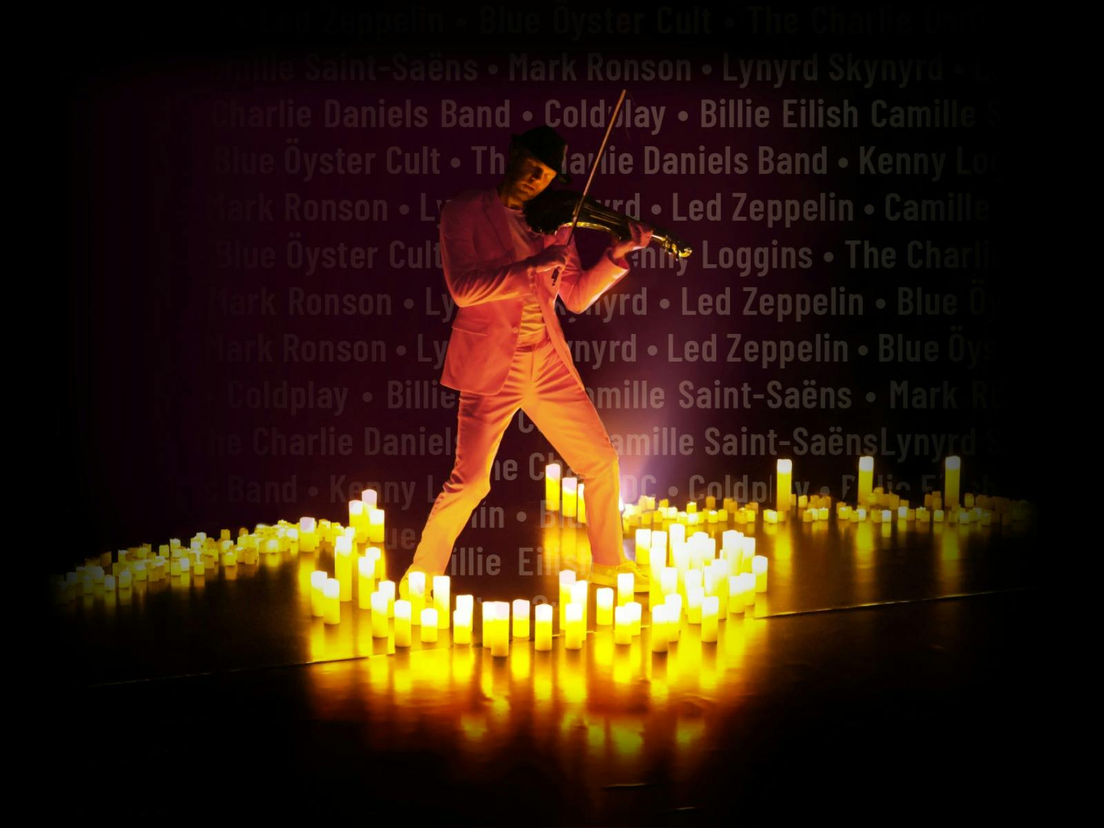 Violin Player by Candlelight