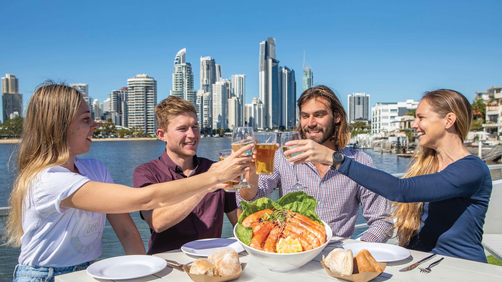 Gold Coast Sightseeing Lunch Cruise with Sea World Cruises