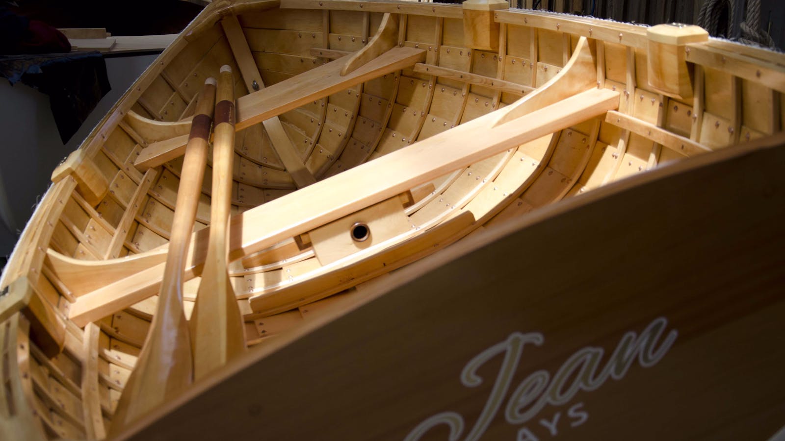 Clinker Dinghy build at the Wooden Boat Centre