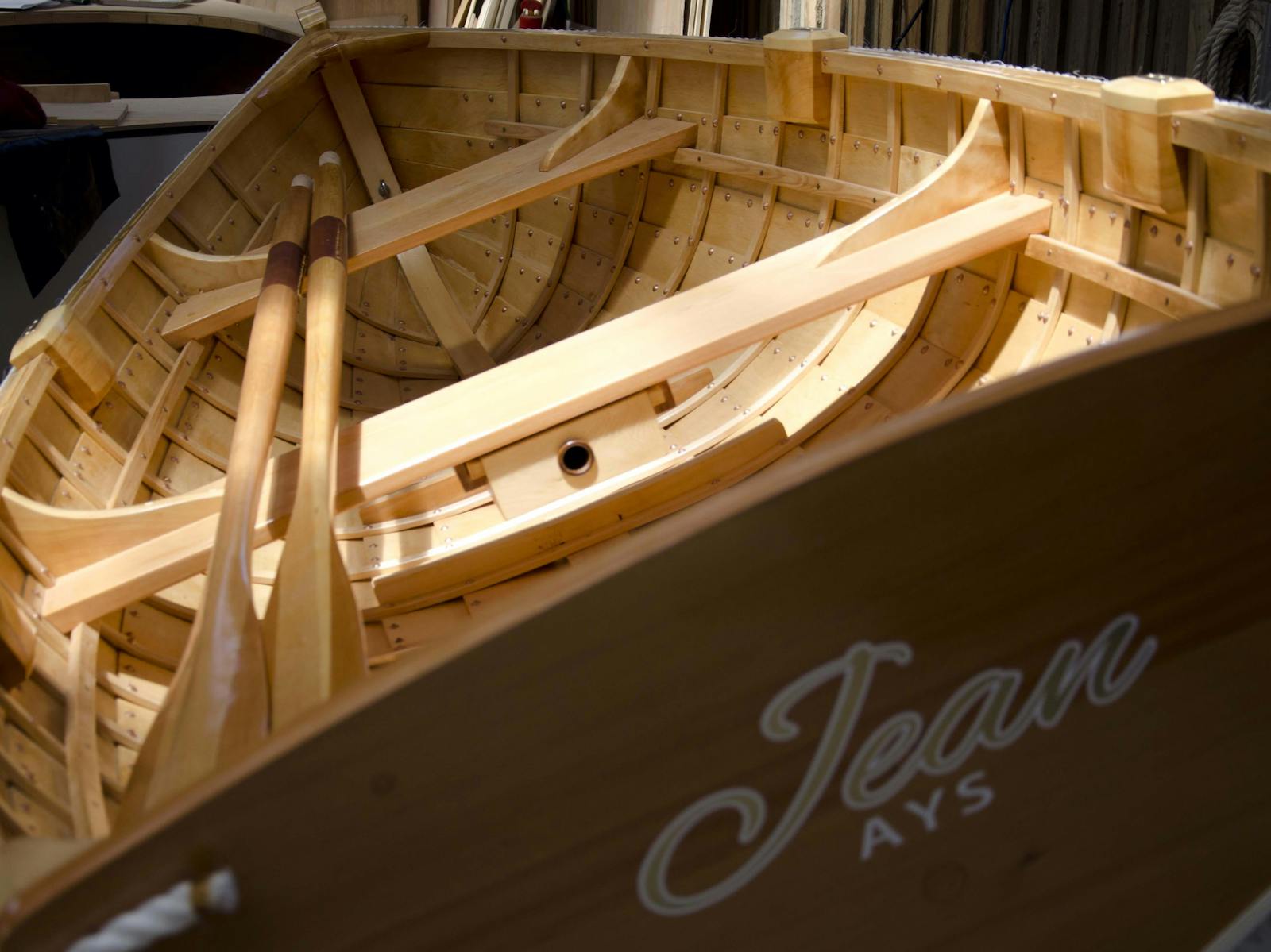 Clinker Dinghy build at the Wooden Boat Centre