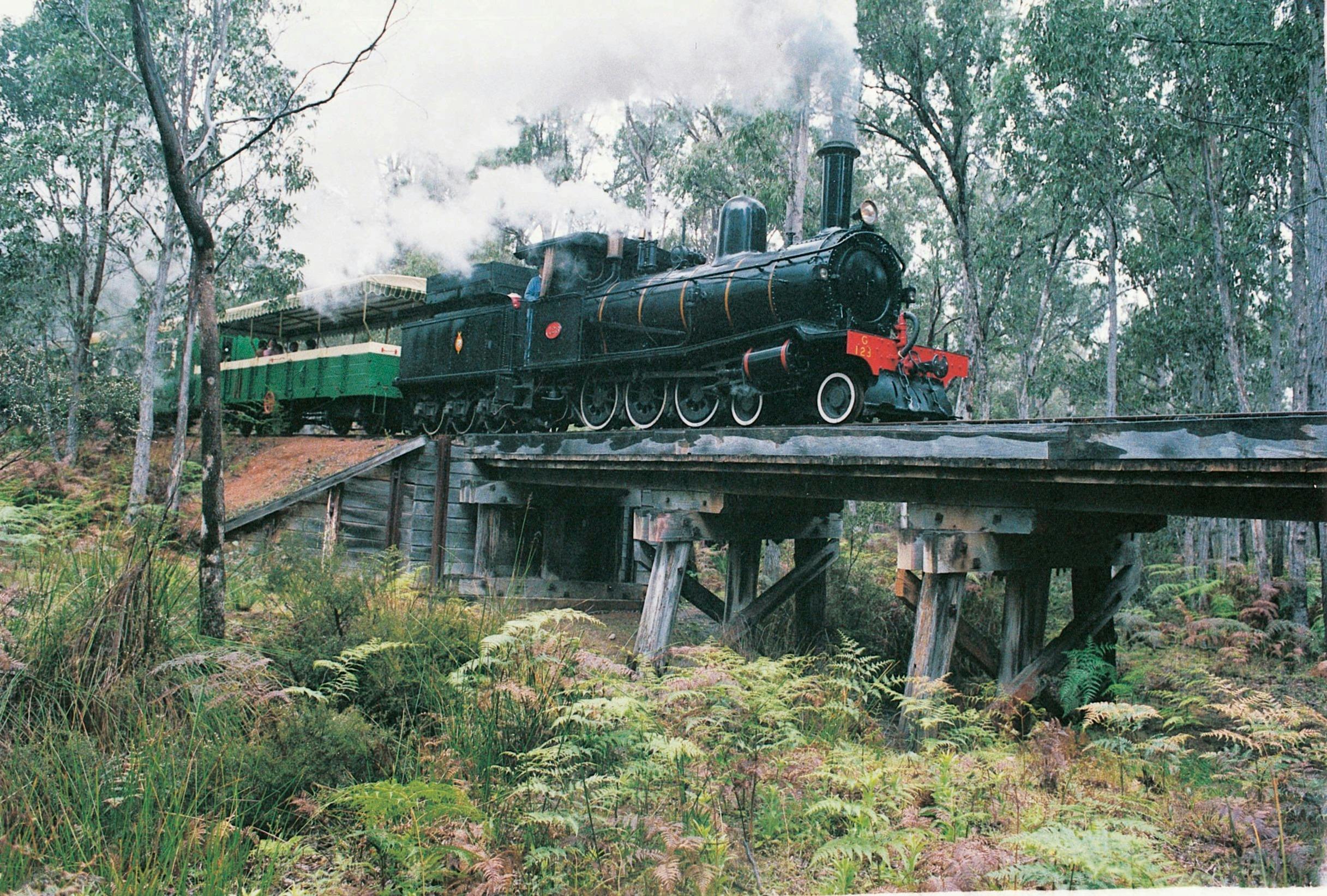 Hotham Valley steam train, Dwellingup, Western Australia