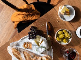 Deli menu, cheese platters, available at Austin's