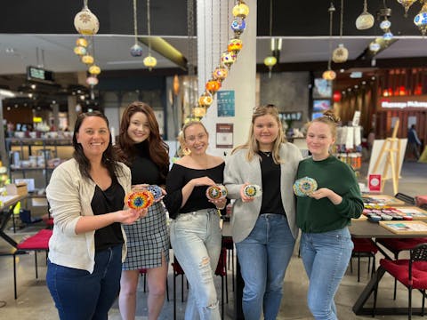 Mosaic Art Classes Terrigal: Turkish Lamp Workshop