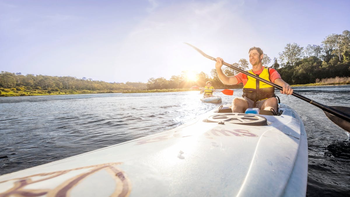 Kayaking at Colleges Crossing