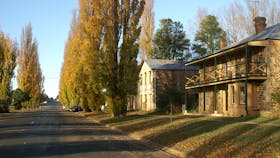 Taralga stone house and road