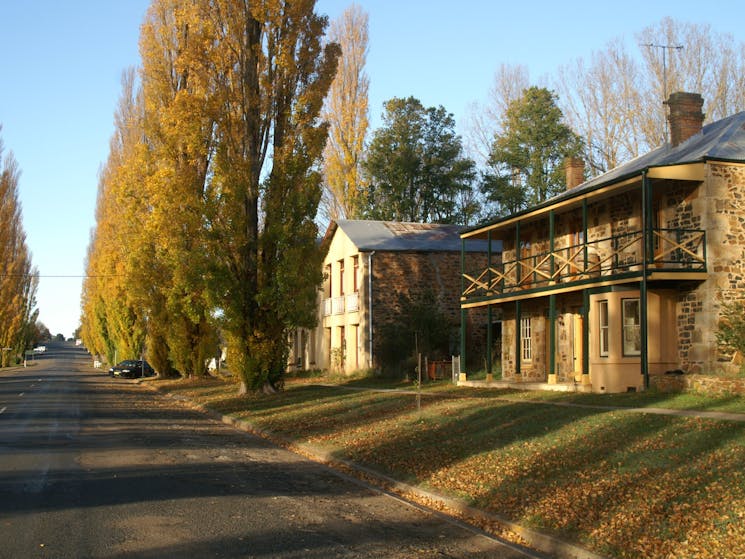 Taralga stone house and road