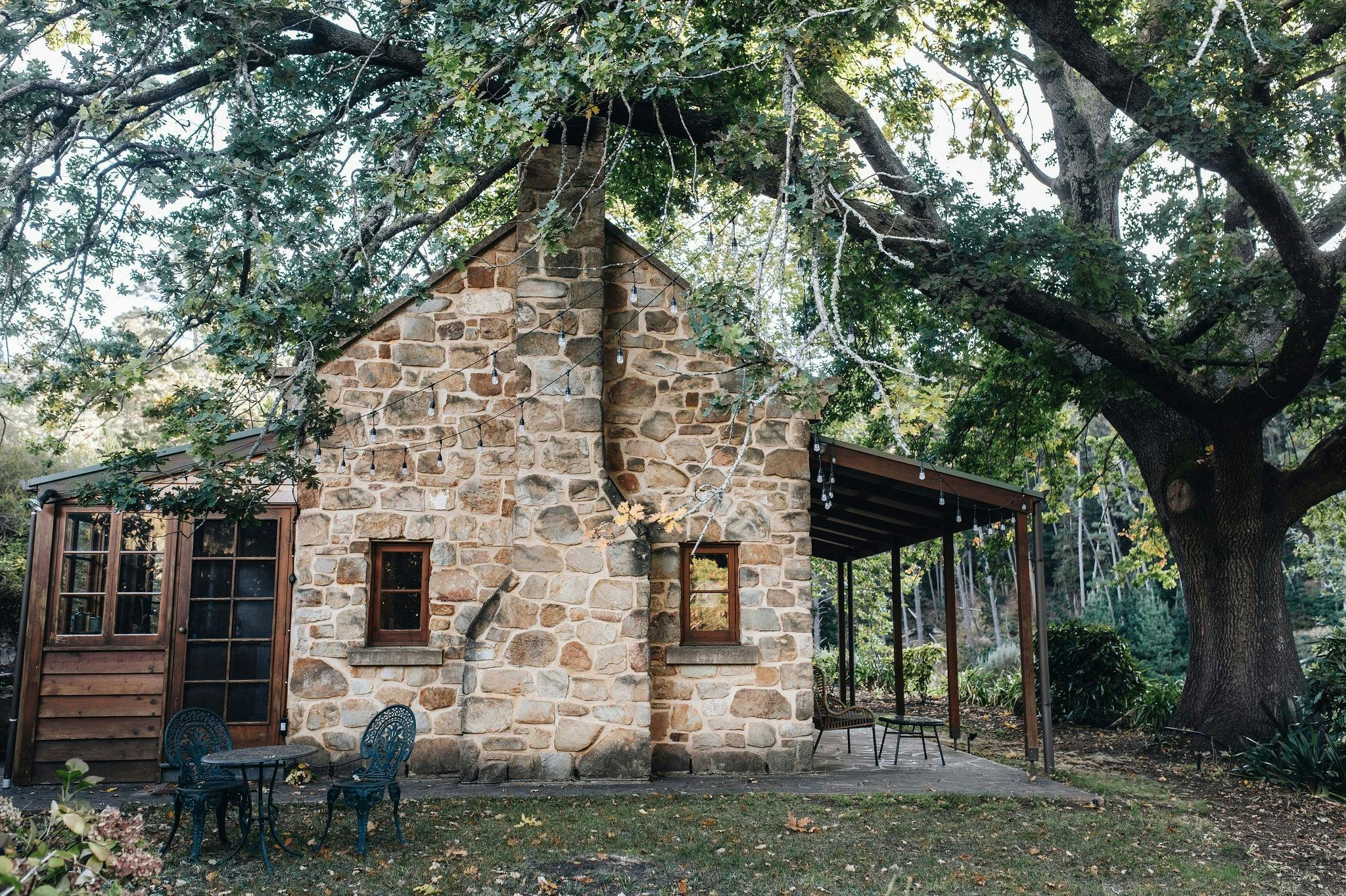 Secluded stone cottage surrounds