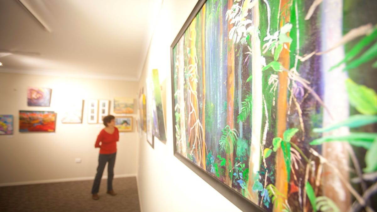 Showcasing beautiful local art pieces from the region.