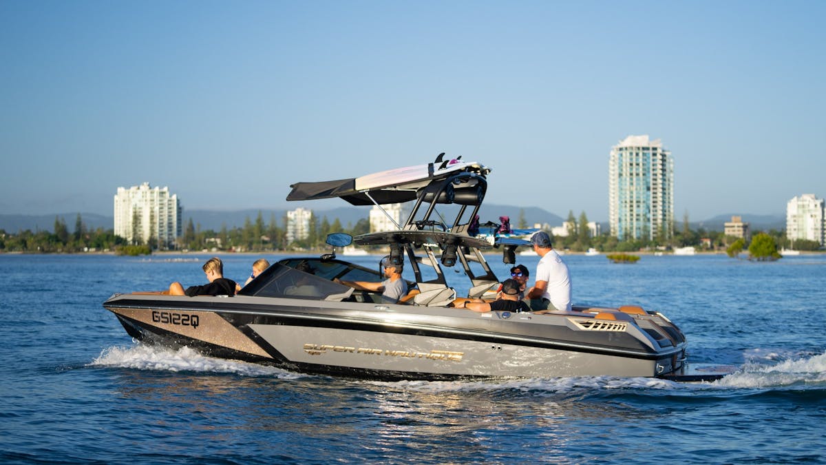 Our awesome Super Air Nautique on the stunning Gold Coast Broadwater