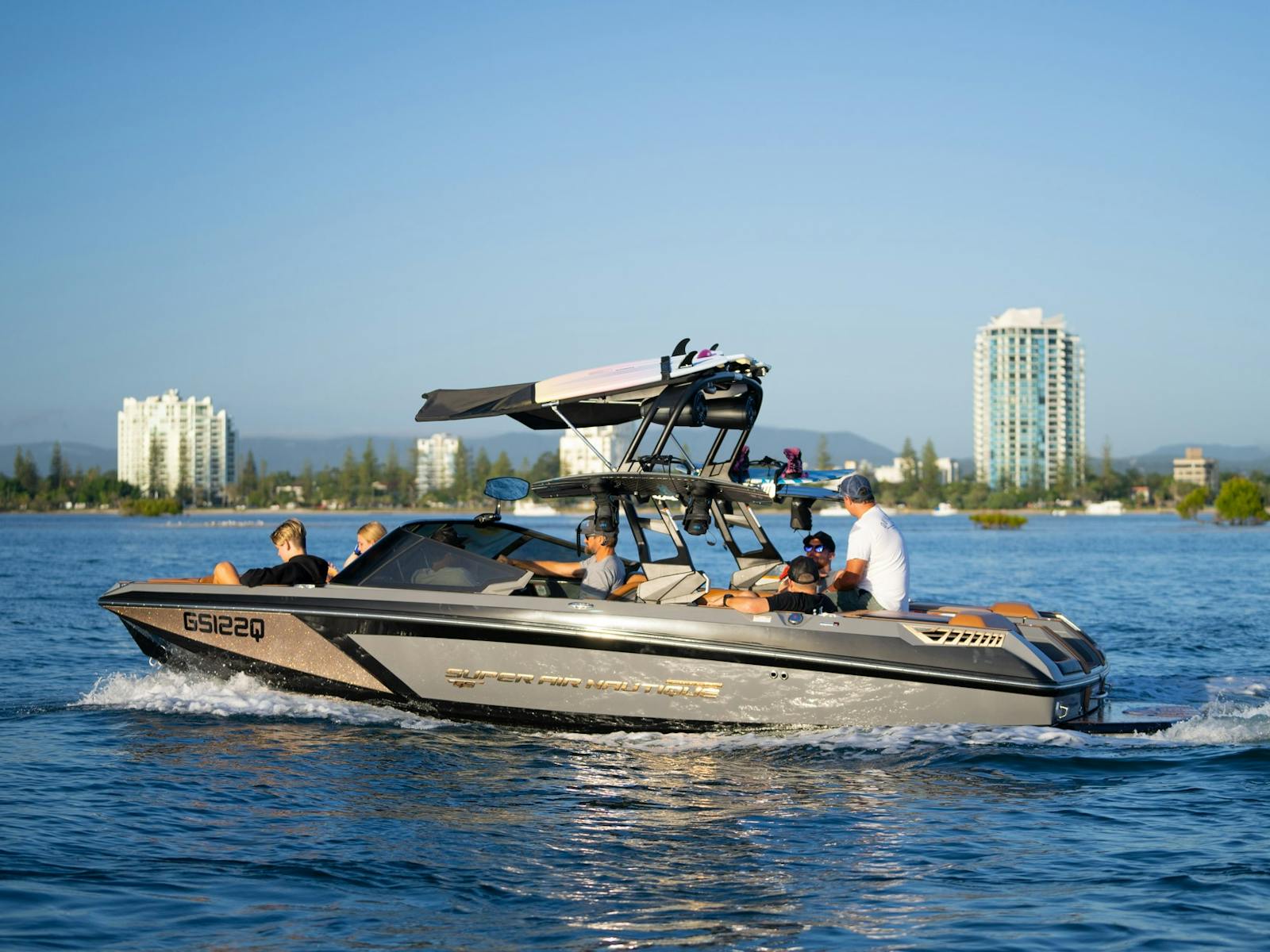 Our awesome Super Air Nautique on the stunning Gold Coast Broadwater Our awesome Super Air Nautique on the stunning Gold Coast Broadwater