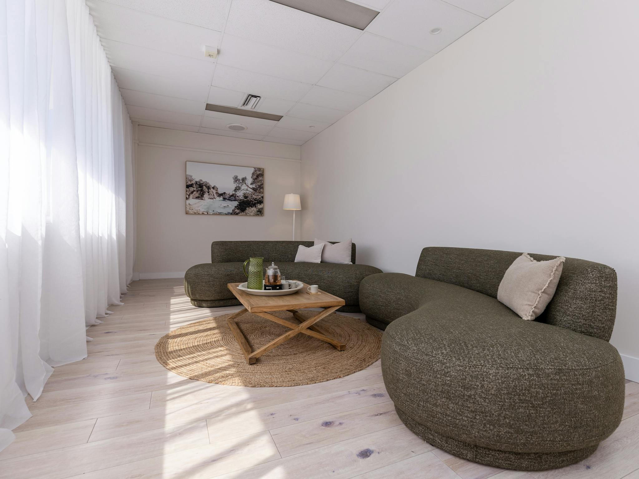 Our beautiful calm waiting area