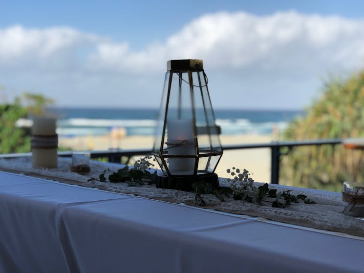 Decorated for a wonderful beachside wedding by the lovely Mel from Jazera's Party & Events