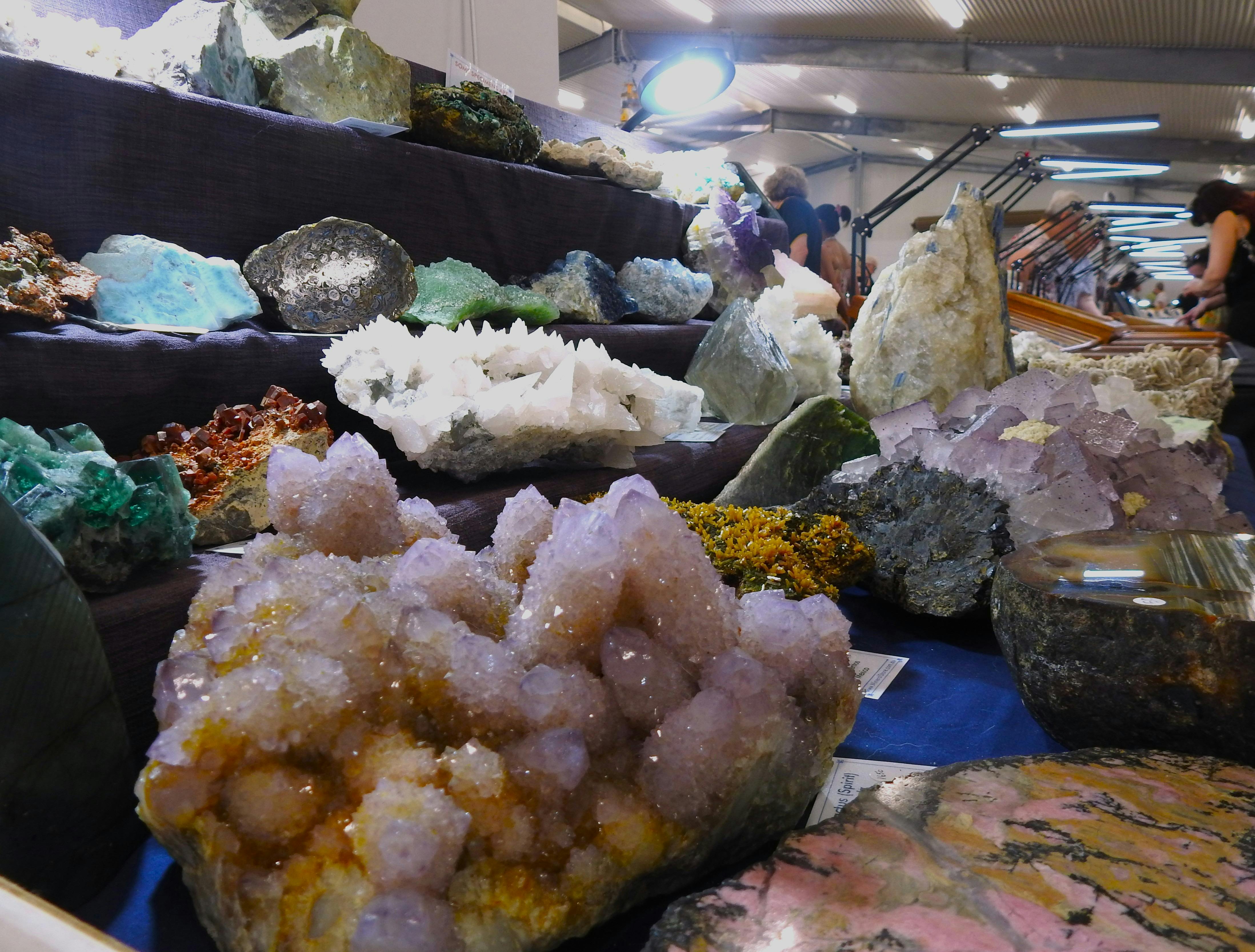 Crystals at the Bundaberg Gemfair