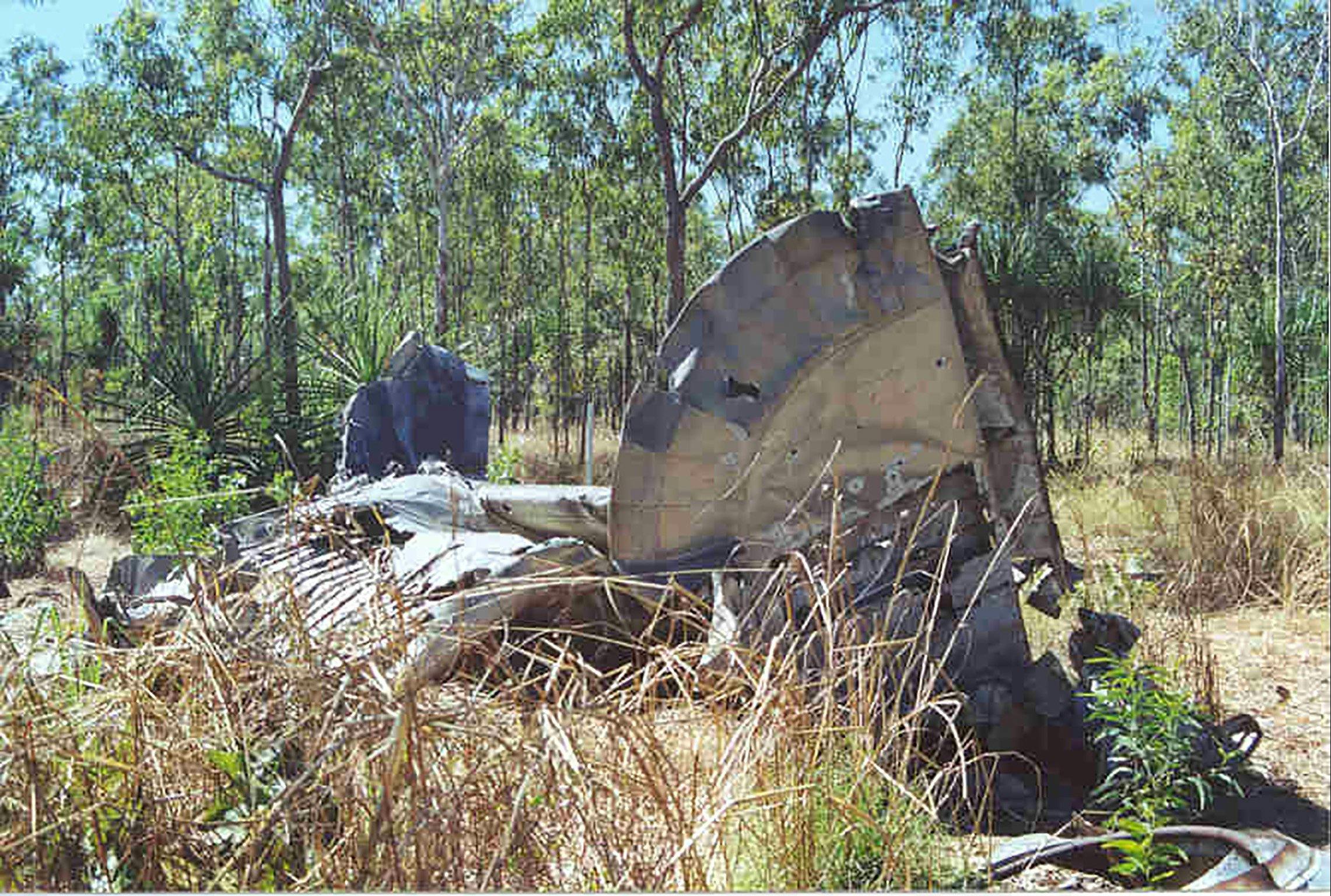 Wreck of B24J Liberator Bomber Milady