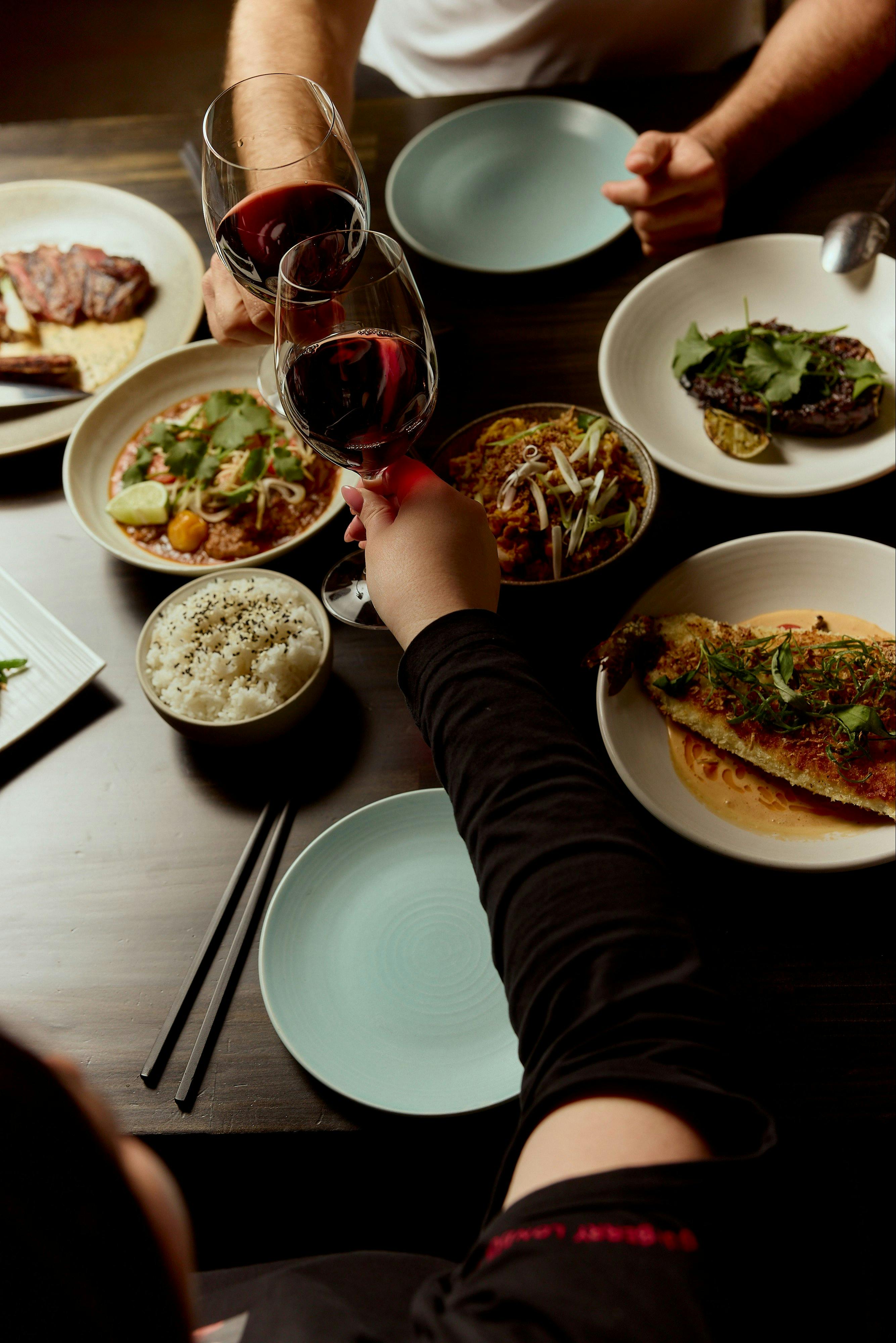 Asian fusion food in Rutherglen, romantic weekend for couples