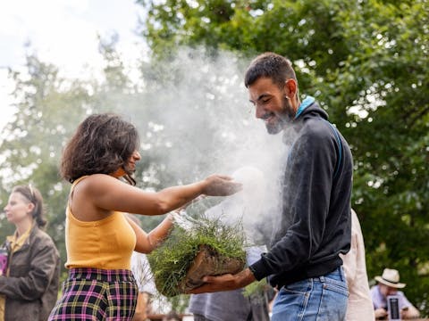 Smoking Ceremony by Gadhungal Marring