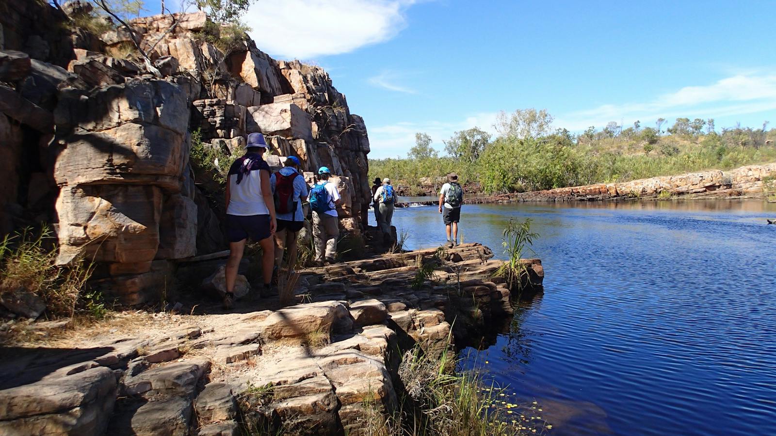 Hikers exploring in the Top End