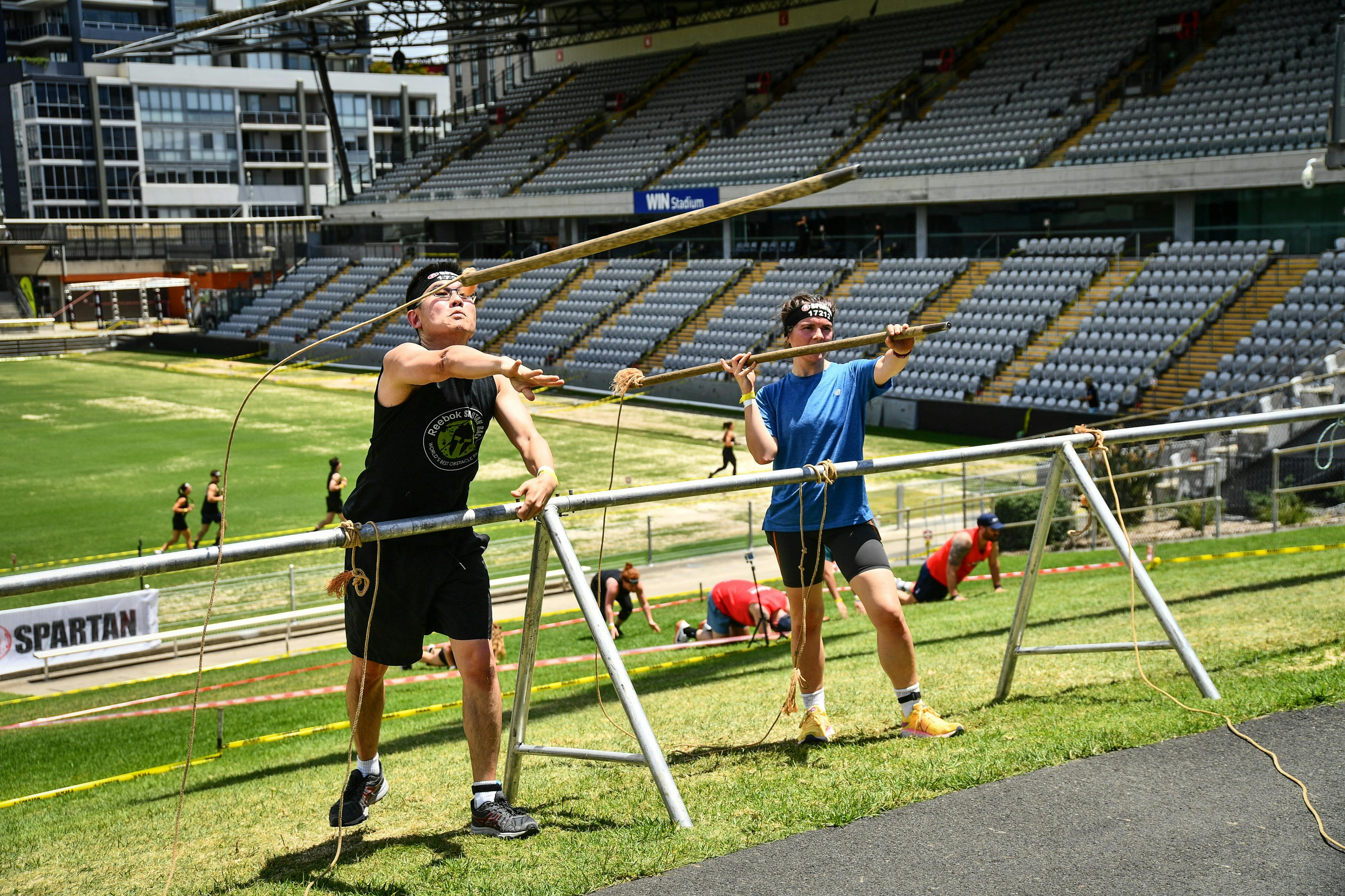 Spartan Race Spear Throw