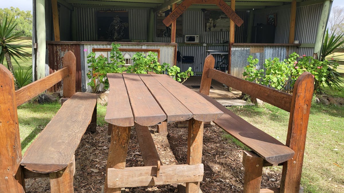 Available for all people staying in the park, contains a large 6 burner BBQ, microwave etc seating
