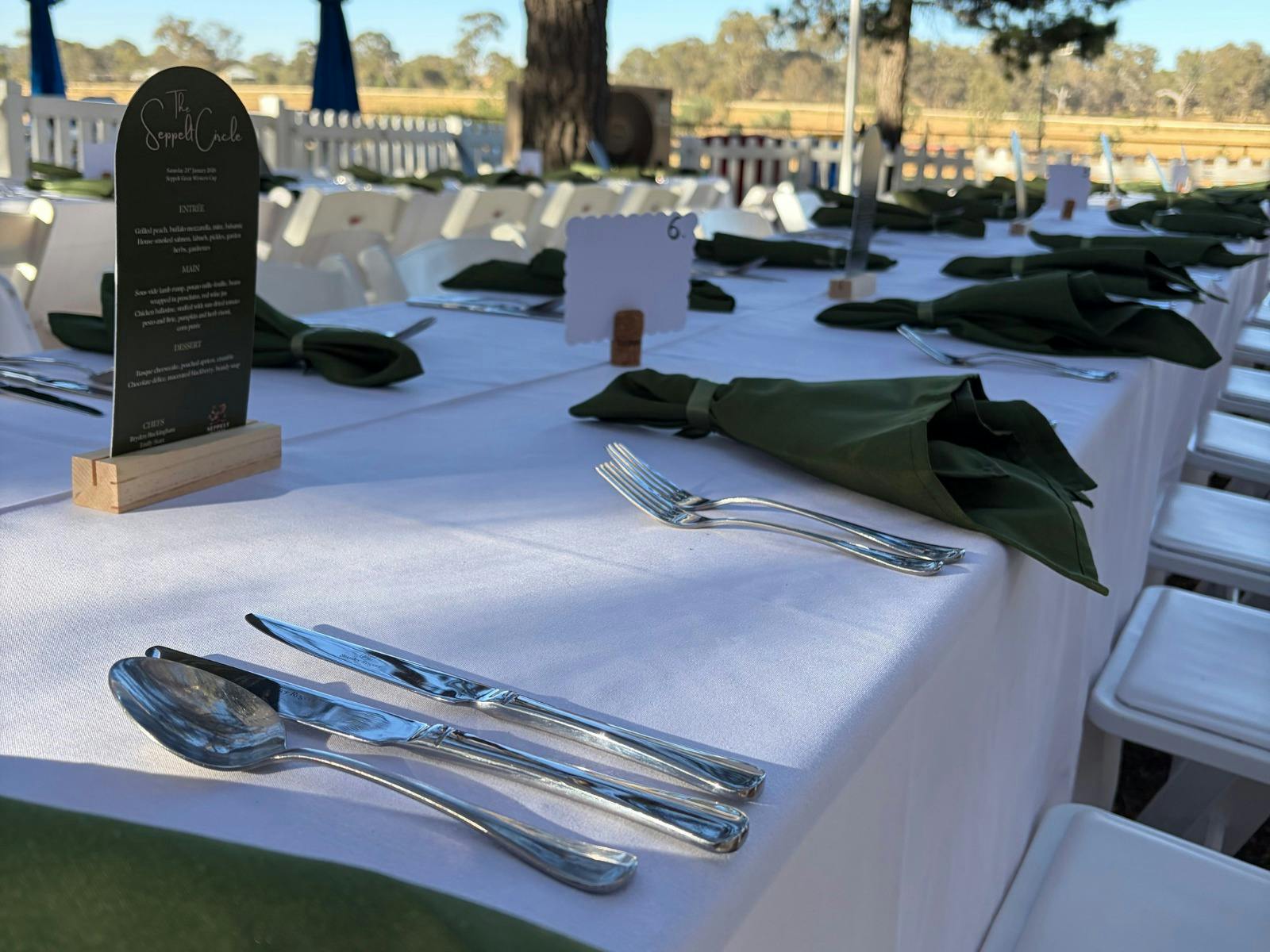 tablescape at the 2026 event
