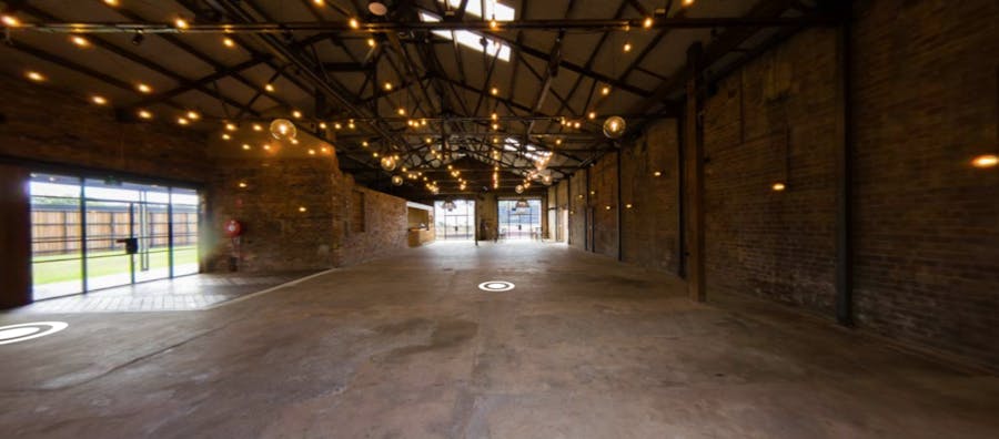 Interior view of floor space of the Co-Op