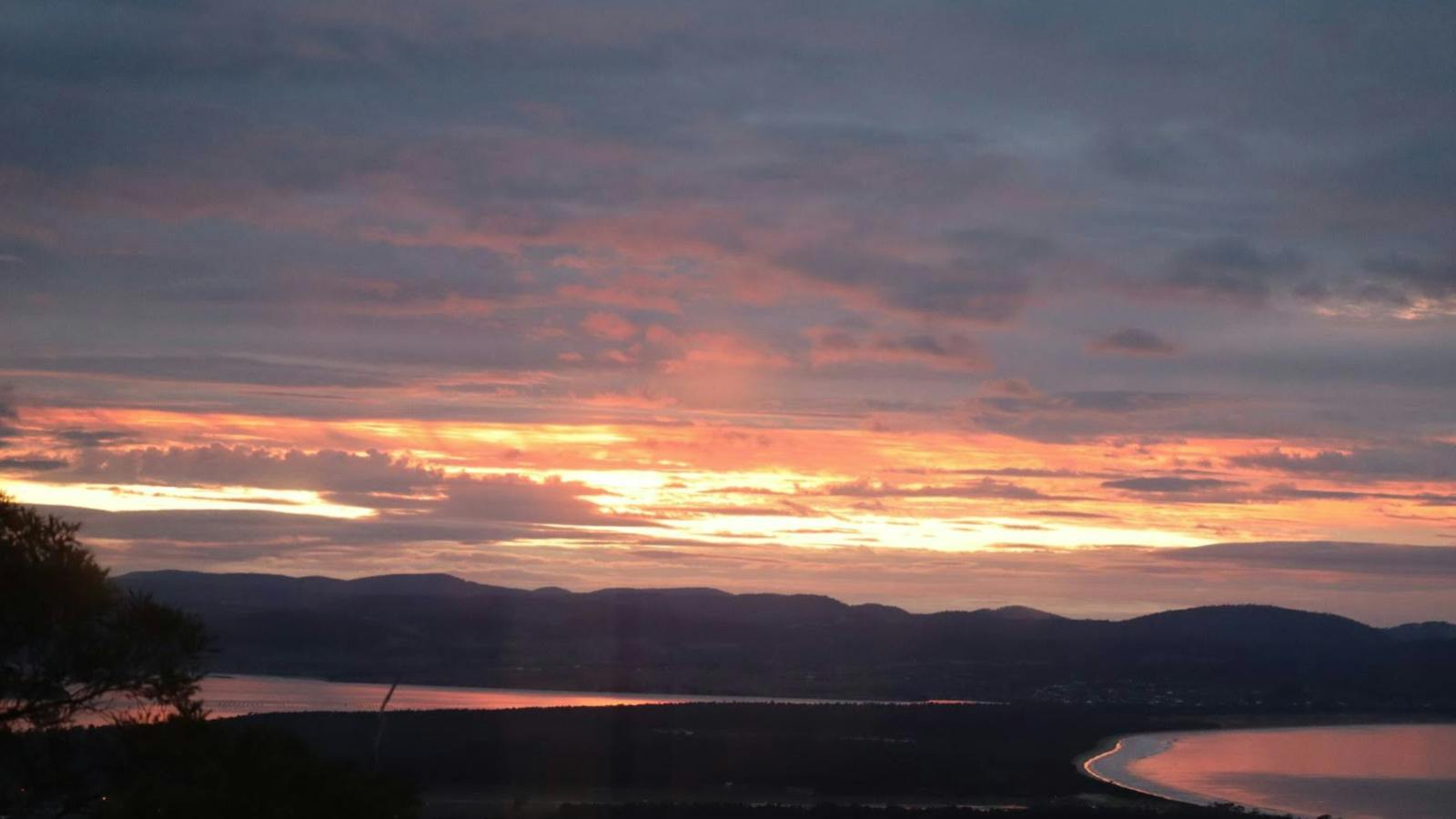 Beautiful sunset views from Devil House