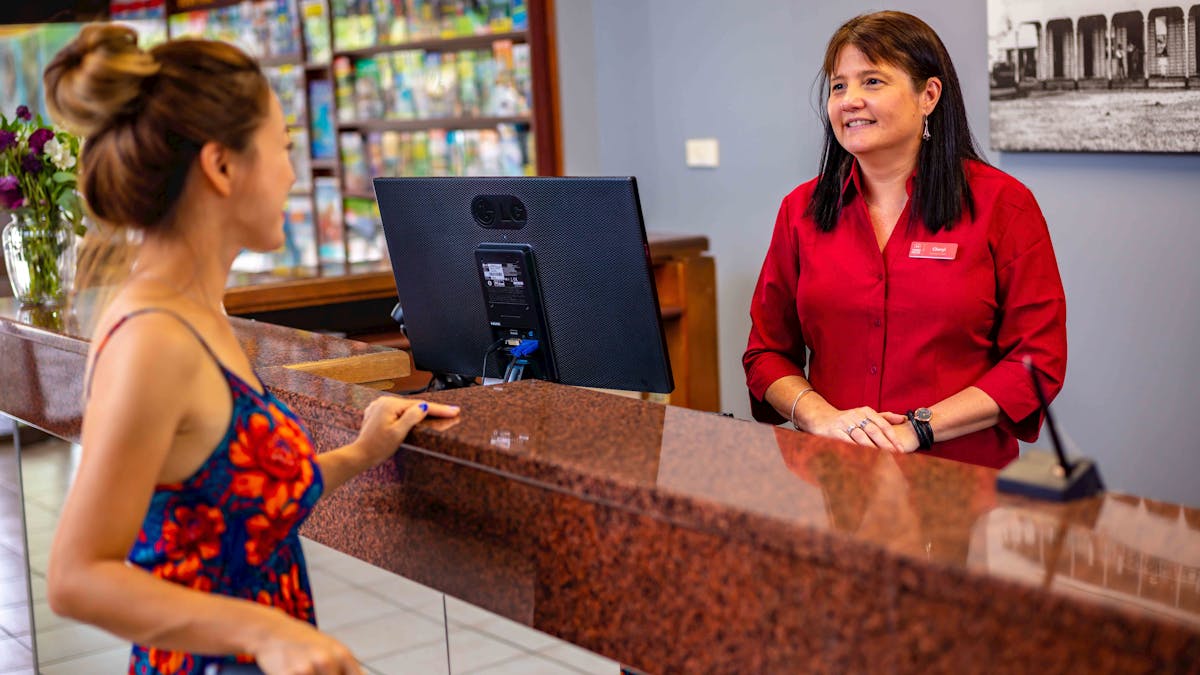 Hides Hotel Reception offering high quality service
