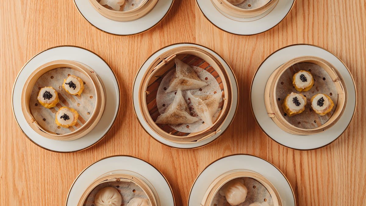 A selection of different dumplings.