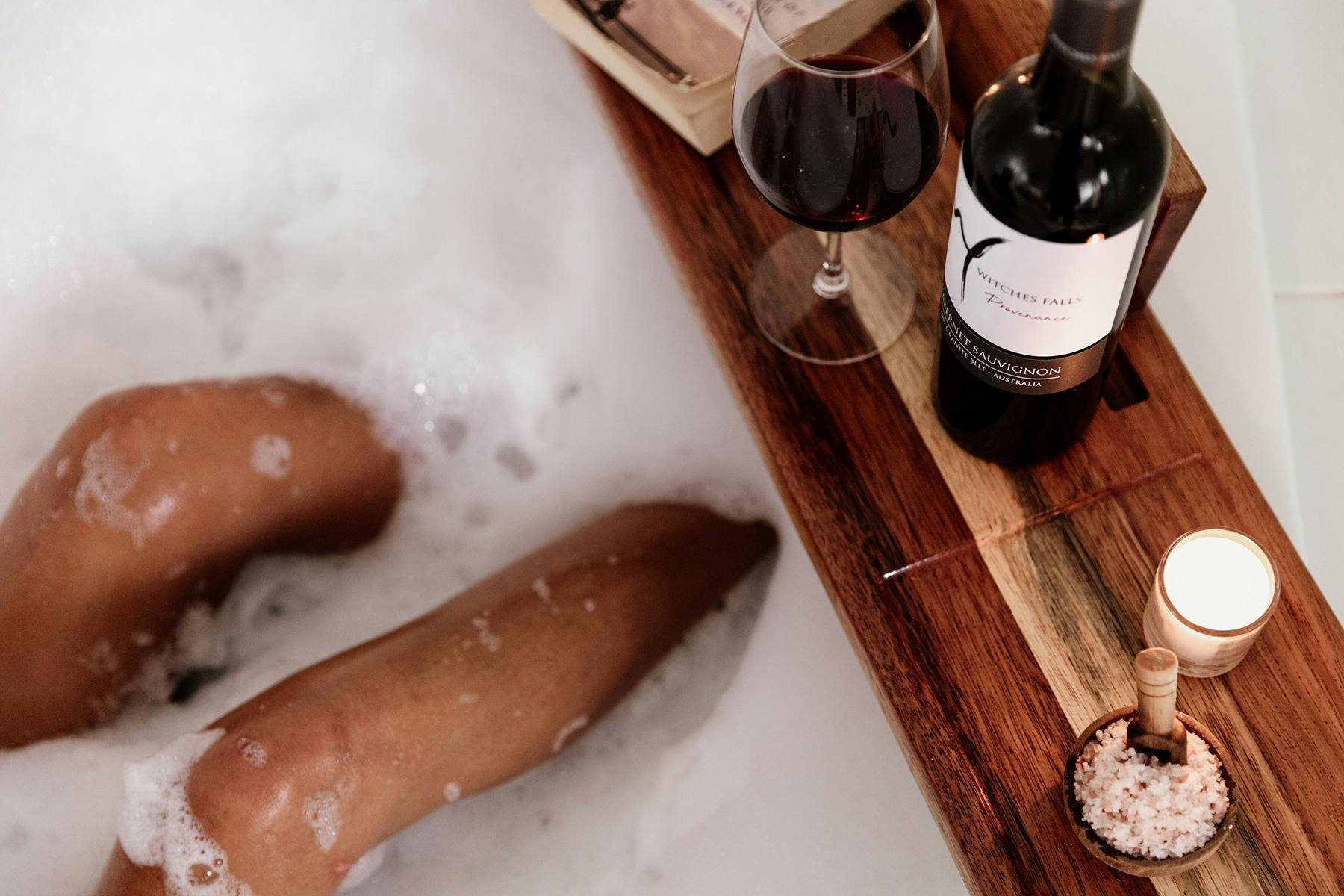 Experience indulgence at Tamborine, enjoy local wine and spa bath in scenic rim accommodation