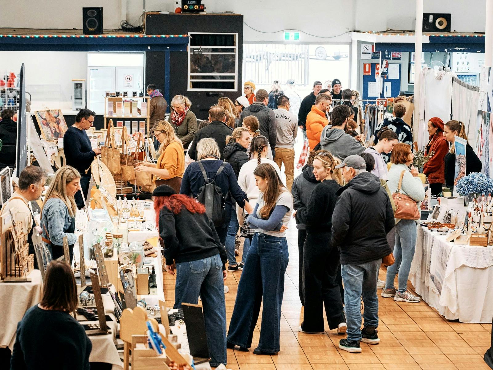 Crowd shot from a recent Sydney Artisans Market