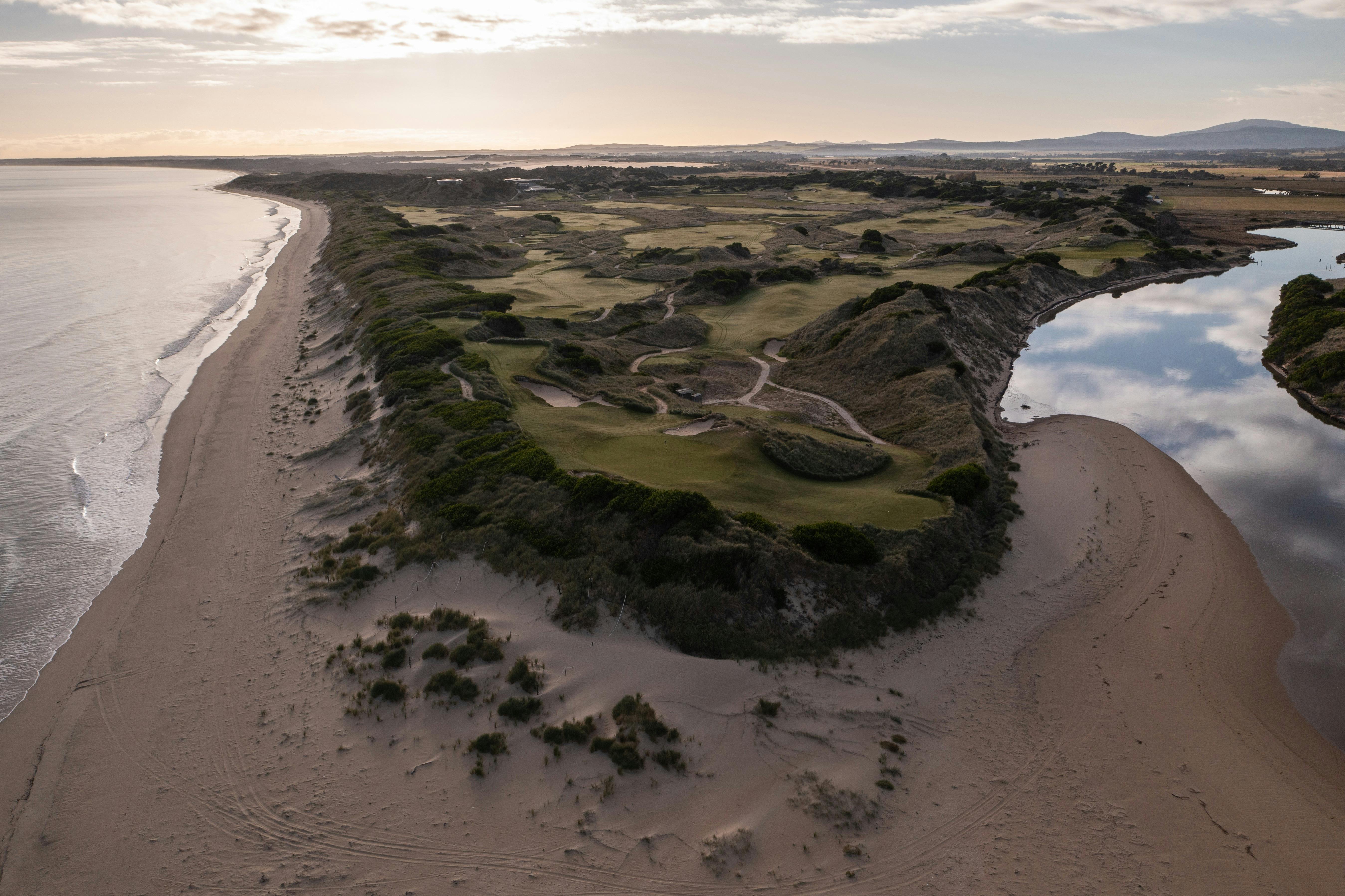 Barnbougle Lost Farm golf course on Tasmania's north-east coast
