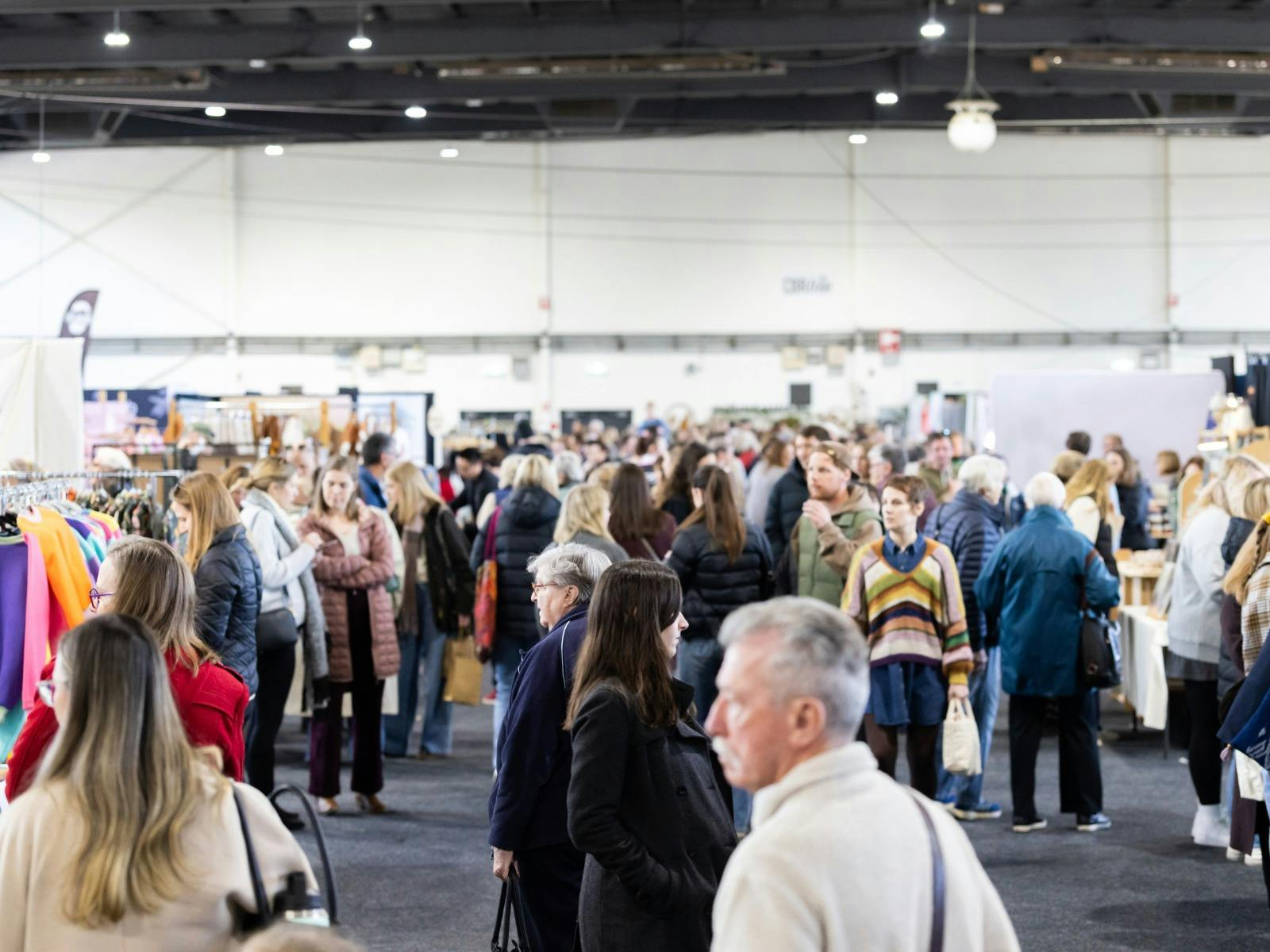 Crowd shot at the Handmade Market