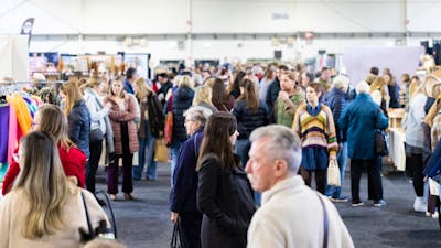 Crowd shot at the Handmade Market