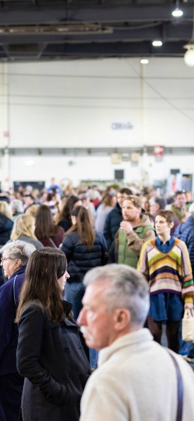 Crowd shot at the Handmade Market